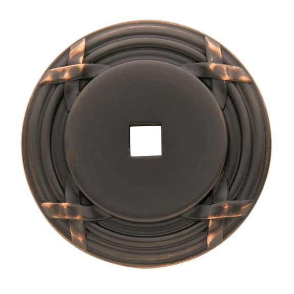 Baldwin 4613112 Round Edinburgh Back Plate, Venetian Bronze