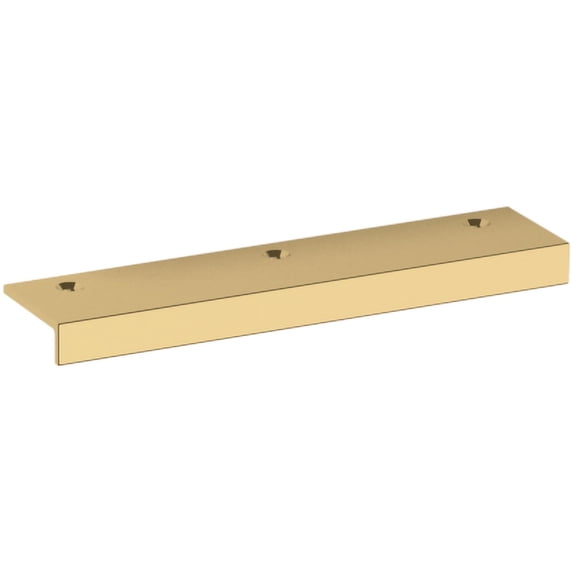 Baldwin 4621.Bin Edge Pull 4" Center To Center Finger Cabinet Pull From The Estate