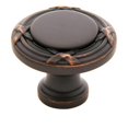 thumbnail image 1 of Baldwin 4629112 1.25 in. dia. Round Edinburgh Cabinet Knob, Venetian Bronze, 1 of 4