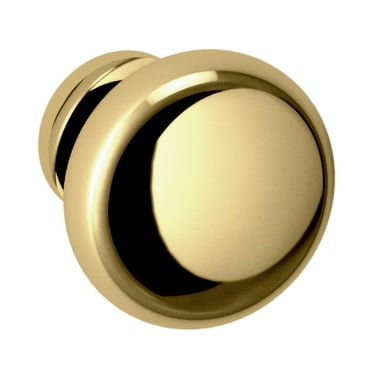 Baldwin 4704.Bin Classic 1" Mushroom Cabinet Knob From The Estate Collection - Brass