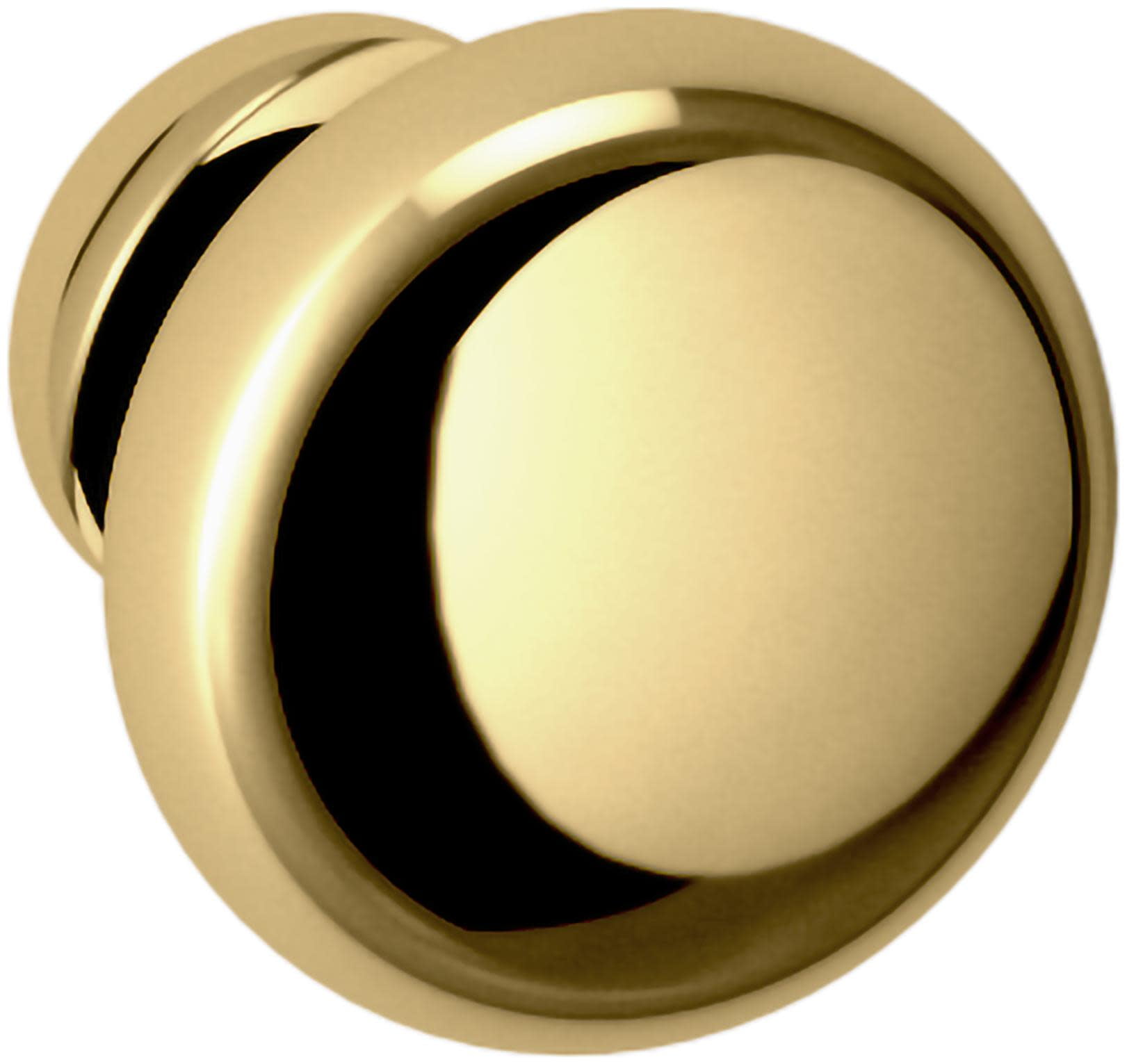 Baldwin 4704003BIN Classic 1" Mushroom Cabinet Knob From The Estate Collection - Brass