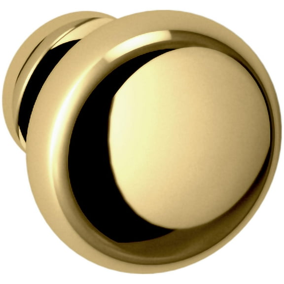 Baldwin 4704.Bin Classic 1" Mushroom Cabinet Knob From The Estate Collection - Brass