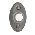 thumbnail image 1 of Baldwin 4852 2" X 1-1/8" Solid Brass Oval Door Bell - Bronze, 1 of 2