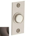thumbnail image 1 of Baldwin 4853.112 Rectangular Doorbell Button, Venetian Bronze, 1 of 7
