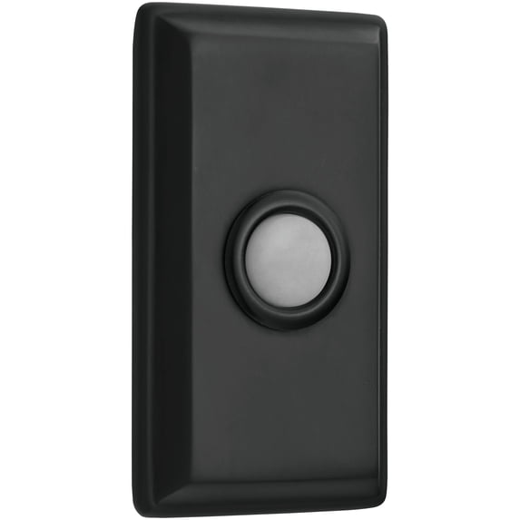Baldwin 4860 3" X 1-1/2" Illuminated Rectangular Door Bell From The Estate Collection -