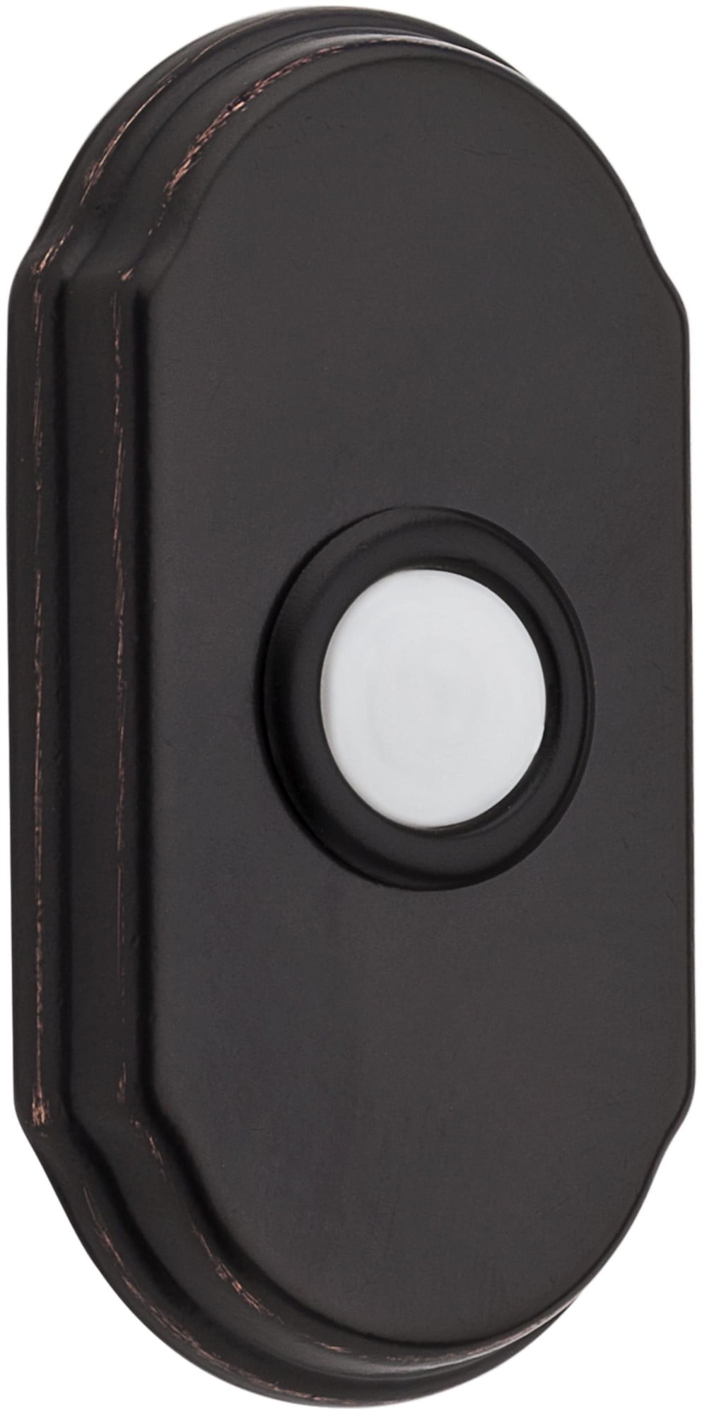 Baldwin 4862481 3" X 1-1/2" Illuminated Arch Door Bell From The Estate Collection - Bronze