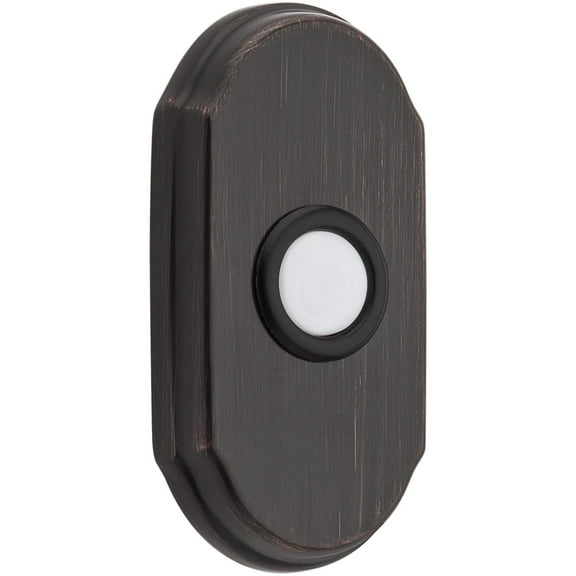 Baldwin 4862 3" X 1-1/2" Illuminated Arch Door Bell From The Estate Collection - Bronze