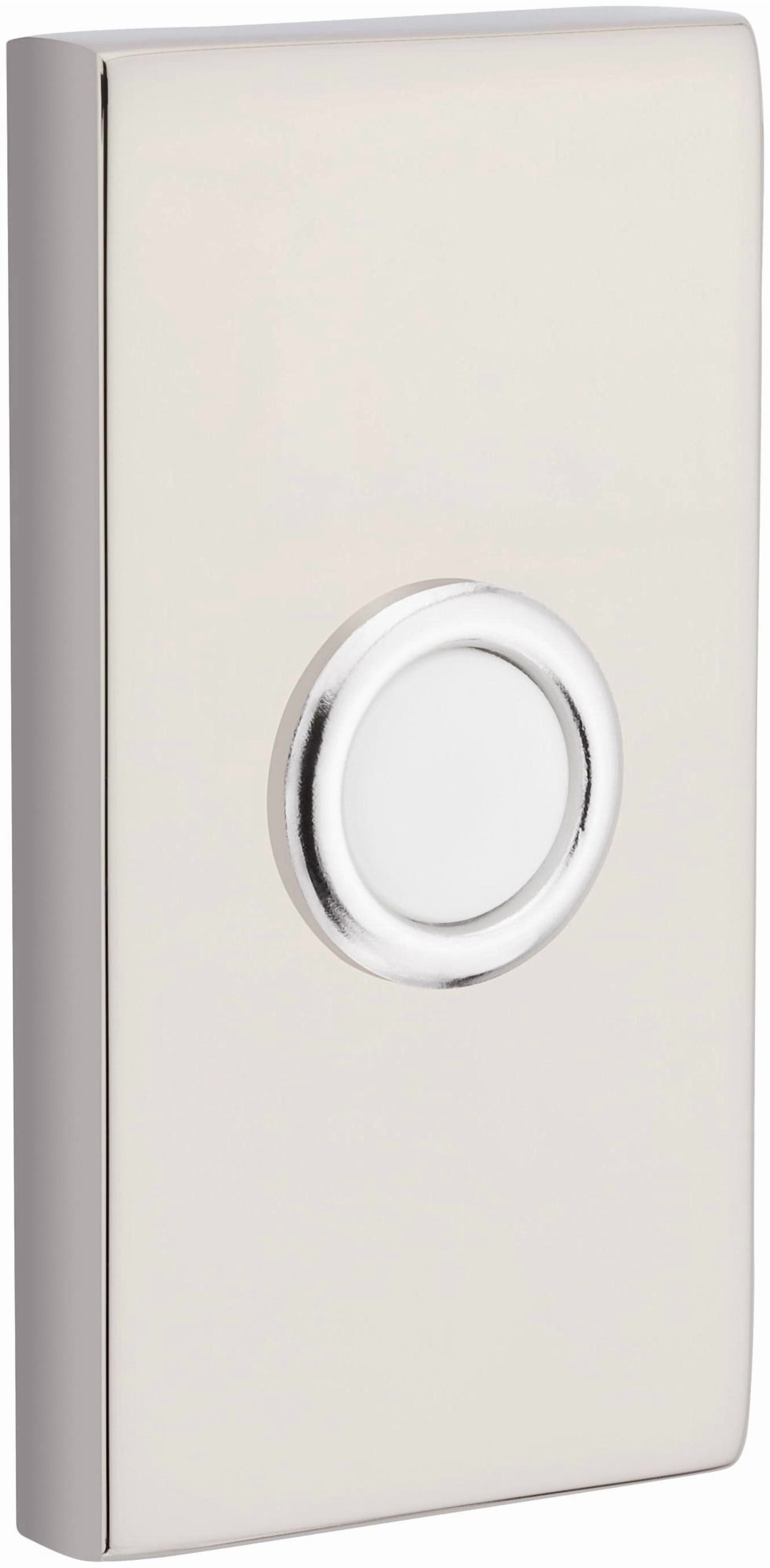 Baldwin 4863055 3" X 1-1/2" Illuminated Rectangular Door Bell From The Estate Collection -