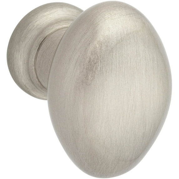 Baldwin 4910150 Oval Cabinet Knob - Satin Nickel