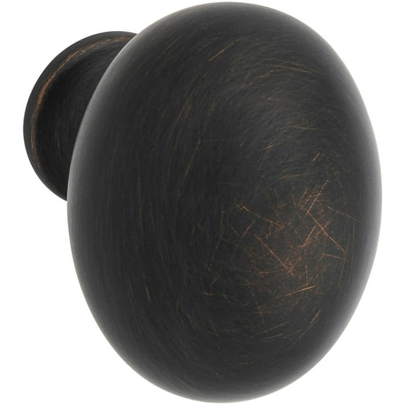 Baldwin 4913112 Oval Cabinet Knob - Venetian Bronze