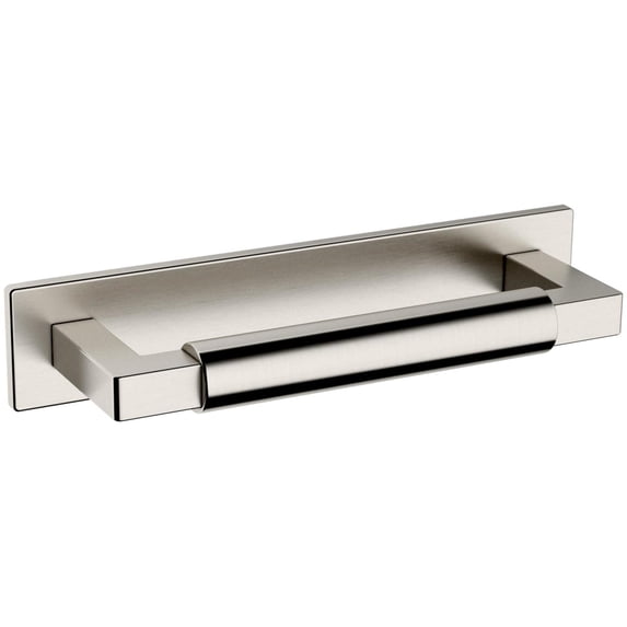 Baldwin 4926150BIN Contemporary 4" Center To Center Cabinet Pull Backplate From The Estate