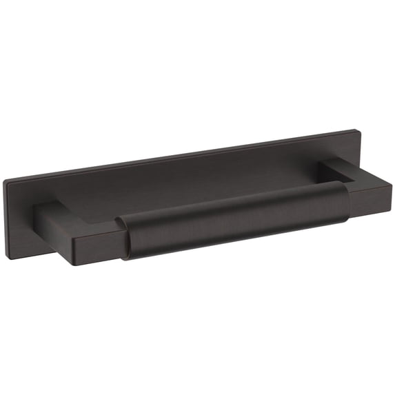Baldwin 4926112BIN Contemporary 4" Center To Center Cabinet Pull Backplate From The Estate