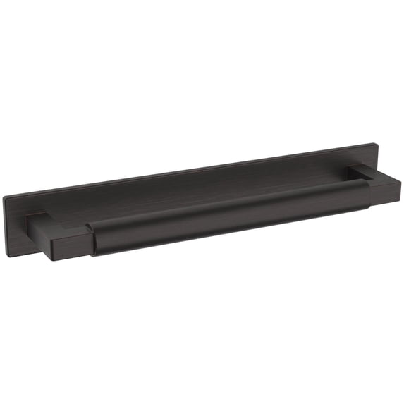 Baldwin 4927112BIN Contemporary 6" Center To Center Cabinet Pull Backplate From The Estate