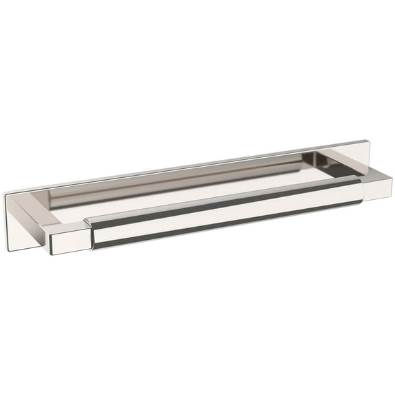 Baldwin 4927.Bin Contemporary 6" Center To Center Cabinet Pull Backplate From The Estate