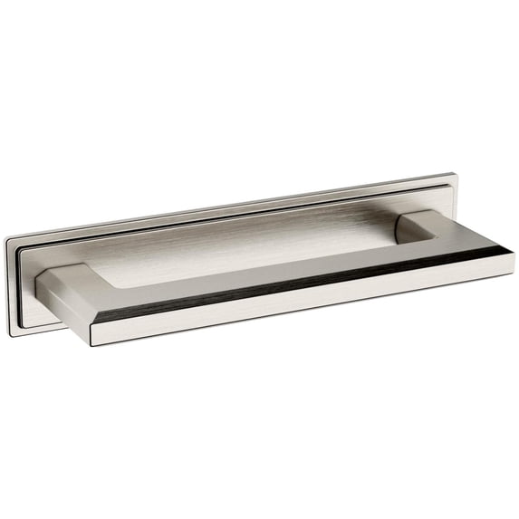 Baldwin 4940150BIN Transitional 4" Center To Center Cabinet Pull Backplate From The Estate