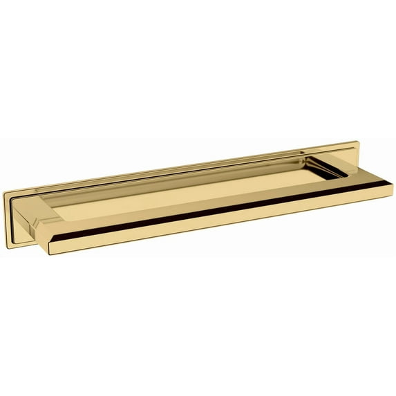 Baldwin 4941.Bin Transitional 6" Center To Center Cabinet Pull Backplate From The Estate