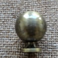 thumbnail image 1 of Baldwin 4960050 Cabinet Knob - Satin Brass, Black, 1 of 7