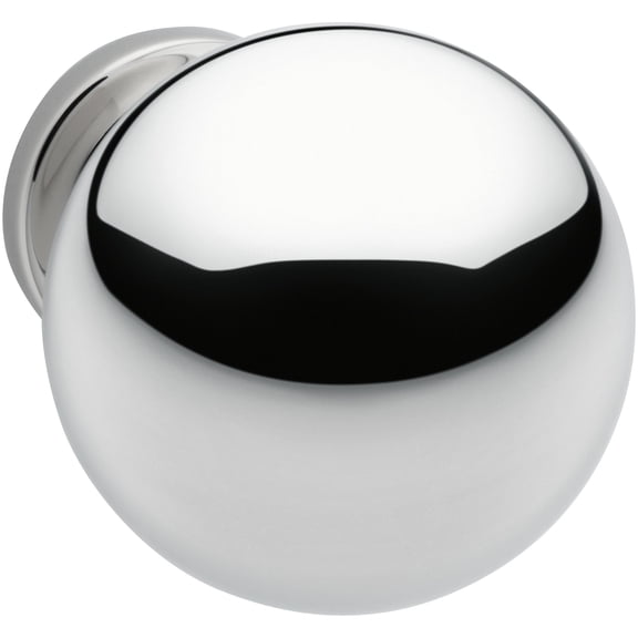 Baldwin 4960260 1 in. Round Cabinet Knob, Polished Chrome