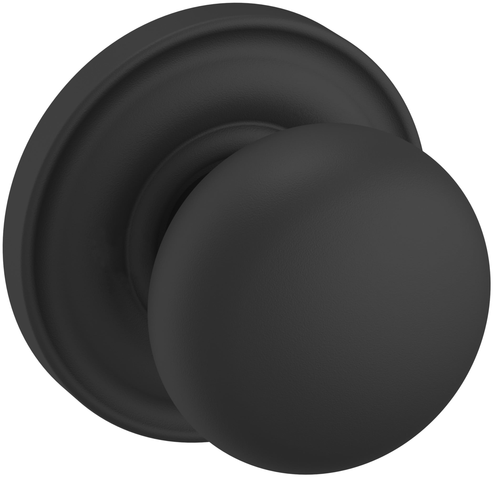 Satin Black Solid Brass Dummy Door Knob