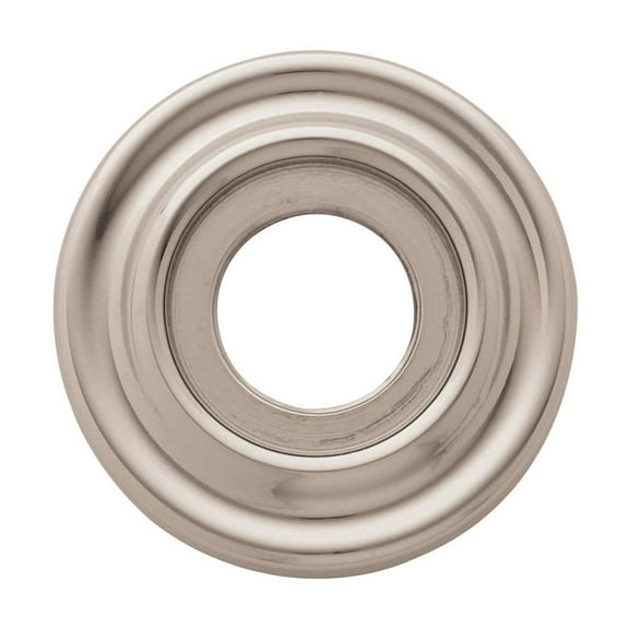 Baldwin 5002.FD Pair of Estate Rosettes for Dummy Functions, Lifetime Polished Nickel