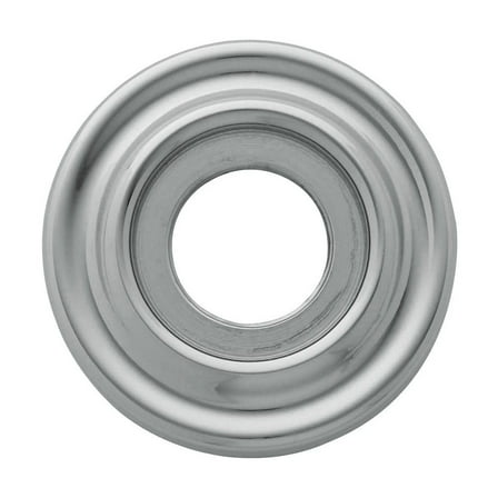 Baldwin 5002 Pair of Estate Rosettes for Passage Functions, Polished Chrome