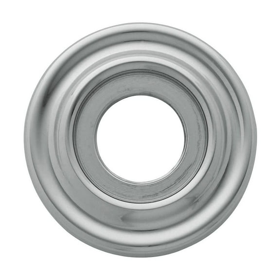 Baldwin 5002 Pair of Estate Rosettes for Passage Functions, Polished Chrome