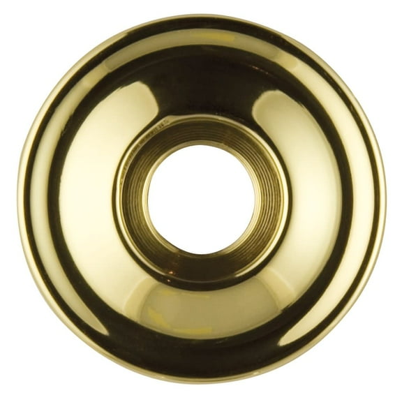 Baldwin 5017003IDM Single Estate Rosette for Dummy Functions, Lifetime Polished Brass