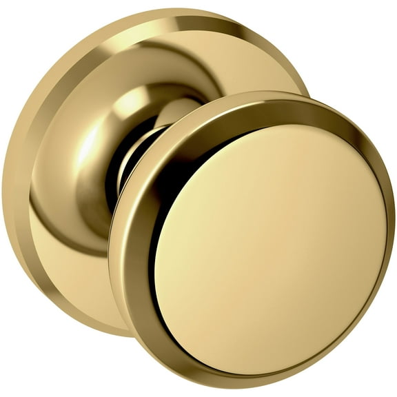 Baldwin 5023.Idm 5023 Non-Turning One-Sided Dummy Door Knob - Brass