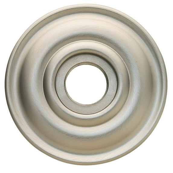 Baldwin 5048150IDM Half Dummy Rosettes, Satin Nickel