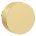 thumbnail image 1 of Baldwin 5055060MR Pair Of Solid Brass Estate Knobs Less Rose, Satin Brass and Brown, 1 of 2