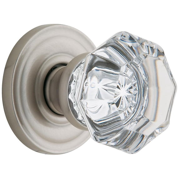 Baldwin 5080.150.FD Filmore Satin Nickel Full-Dummy Knob Set