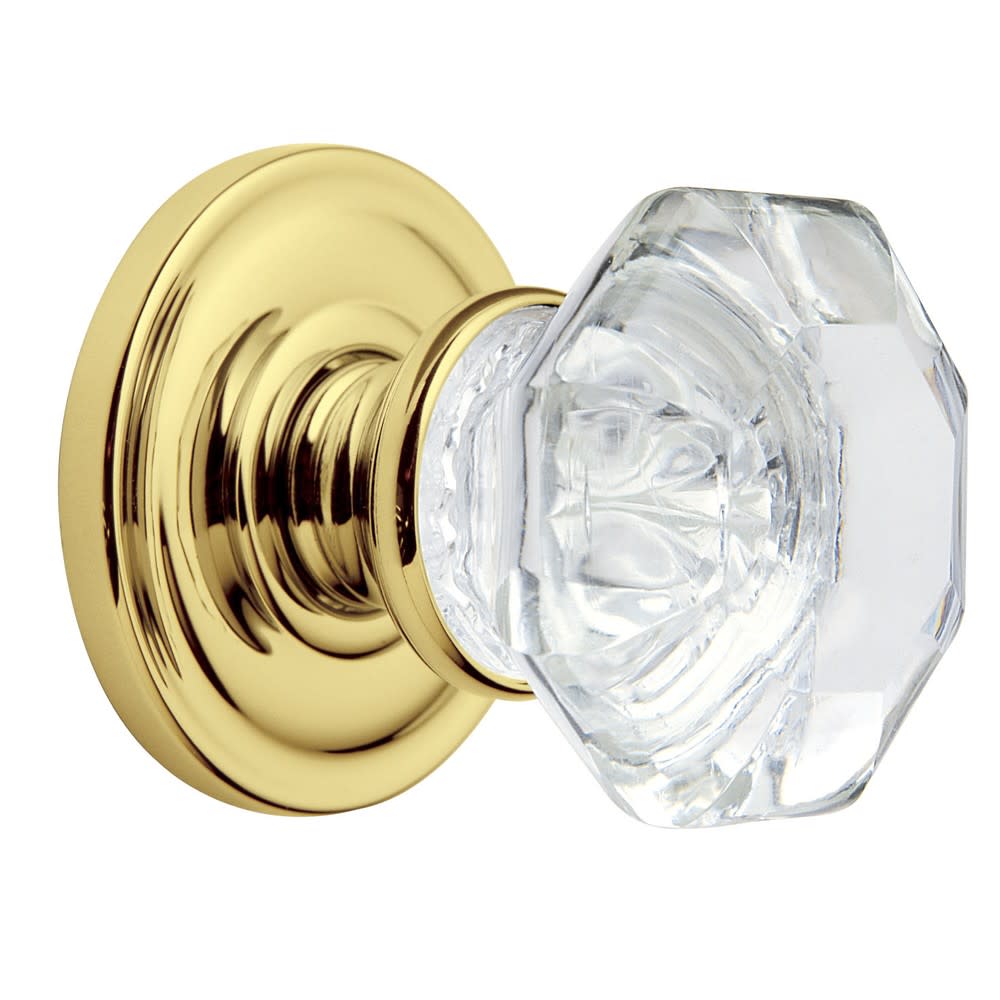 Baldwin 5080.Fd 5080 Non-Turning Two-Sided Dummy Door Knob Set - Brass - image 1 of 7