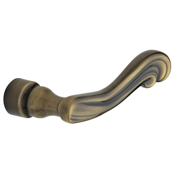 Baldwin 5108.Rmr Single Right Hand Estate Lever Minus Rosettes - Black