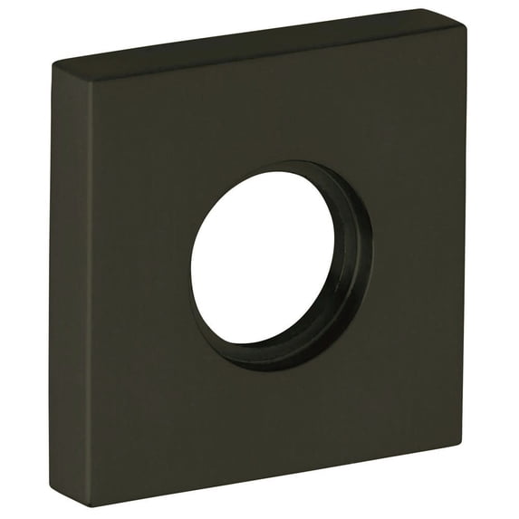 Baldwin 5160 Pair Of Estate Rosettes For Privacy Functions - Black