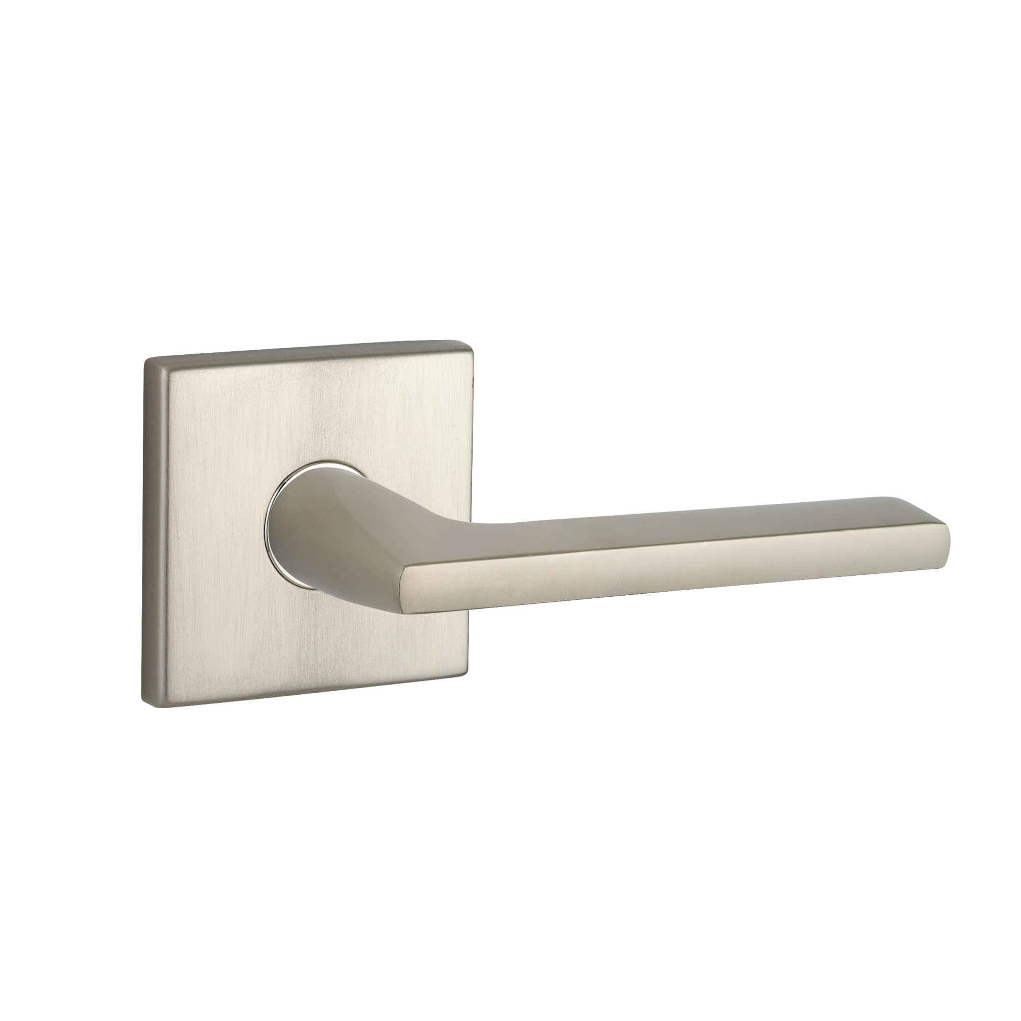 Baldwin 5162.Rdm 5162 Right Handed Non-Turning One-Sided Dummy Door Lever - Nickel - image 1 of 6