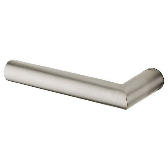 Baldwin 5173.LMR Single Left Hand Estate Lever Minus Rosettes, Lifetime Satin Nickel