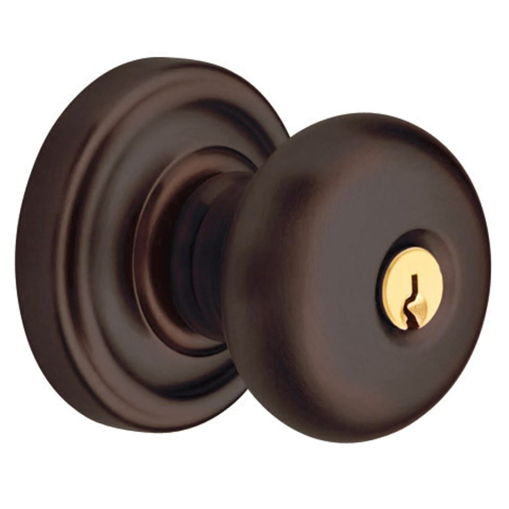 Baldwin 5205.Entr 5205 Single Cylinder Keyed Entry Door Knob Set - Bronze - image 1 of 7