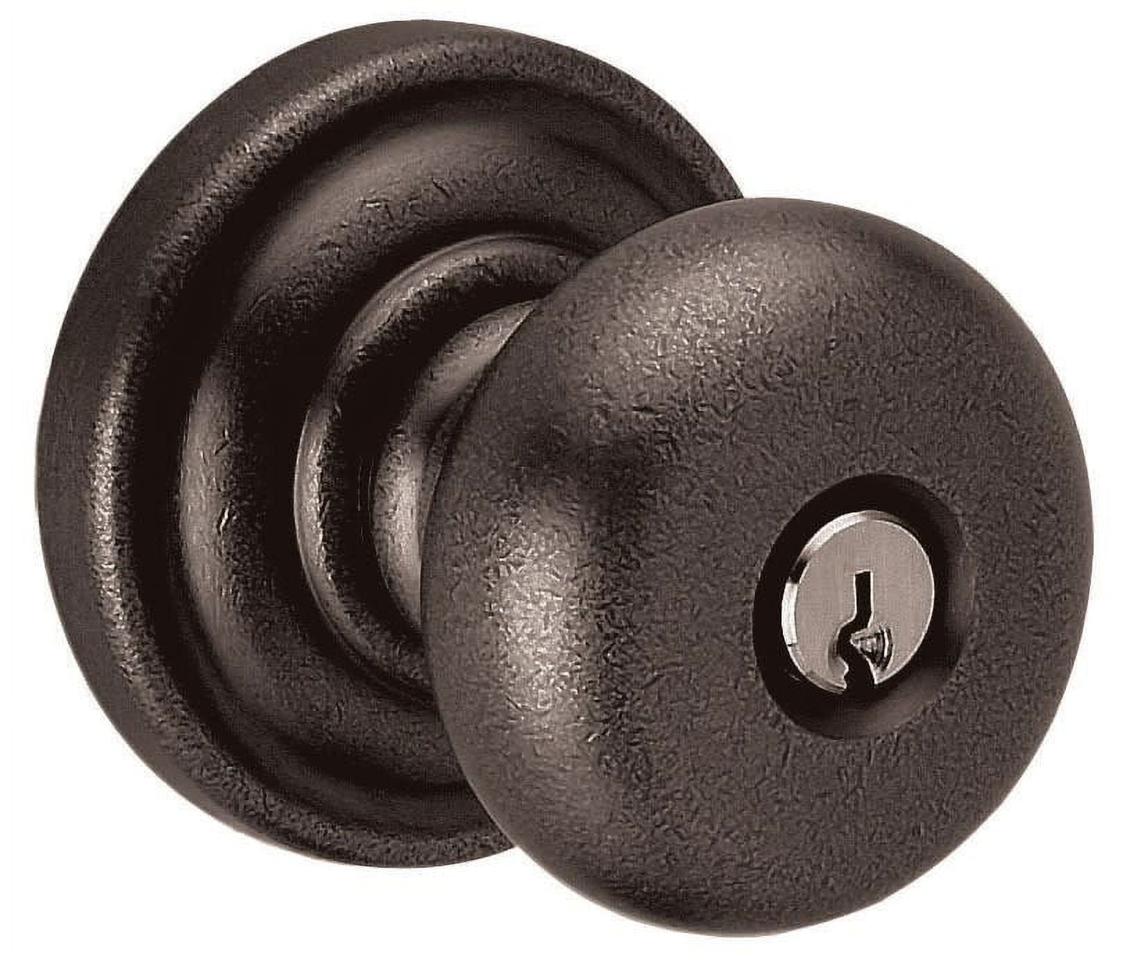 Baldwin 5205050ENTR Satin Brass & Black Estate Classic Keyed Baldwin 5205050ENTR Satin Brass & Black Estate Classic Keyed