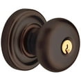 thumbnail image 1 of Baldwin 5208.Entr Classic Style Single Cylinder Keyed Entry Door Knob Set - Bronze, 1 of 7