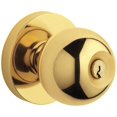 thumbnail image 1 of Baldwin 5215003ENTR 5215 Single Cylinder Keyed Entry Door Knob Set - Brass, 1 of 7