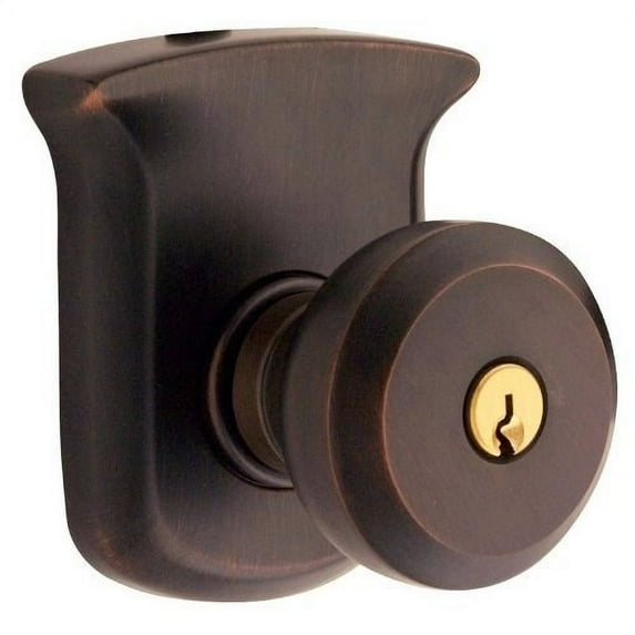 Baldwin 5220.ENTR Keyed Entry Tahoe Knobset Single Cylinder ;Venetian Bronze