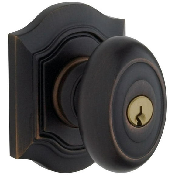 Baldwin 5237.Entr 5237 Single Cylinder Keyed Entry Door Knob Set - Bronze