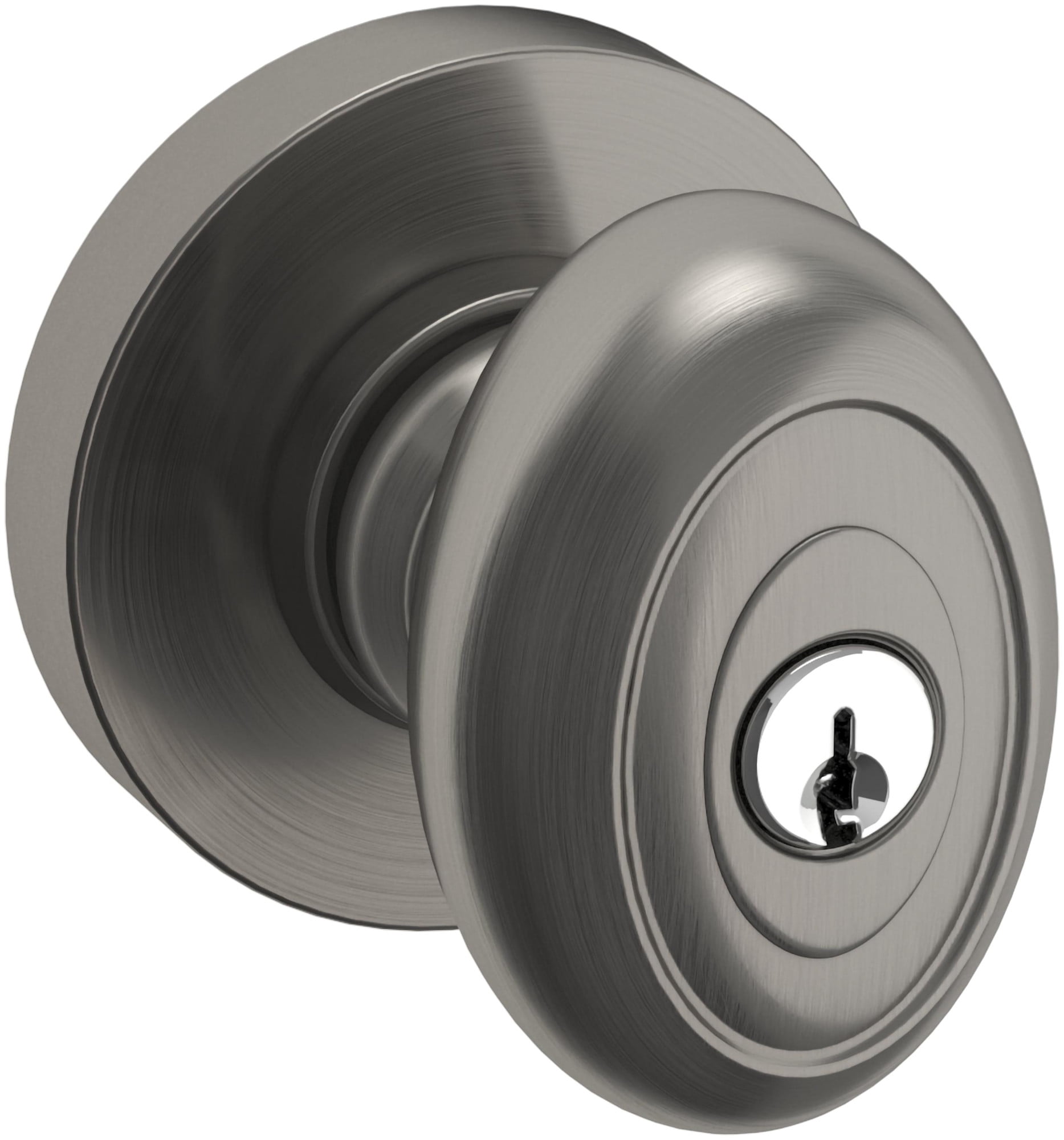 Baldwin 5237076ENTR 5237 Single Cylinder Keyed Entry Door Knob Set - Lifetime Graphite