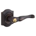thumbnail image 1 of Baldwin 5237112LENT Bethpage Style Left Hand Keyed Entry Door Lever Set, Venetian Bronze, 1 of 5