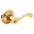thumbnail image 1 of Baldwin 5245.Lent 5245 Left Handed Single Cylinder Keyed Entry Door Lever Set - Brass, 1 of 7