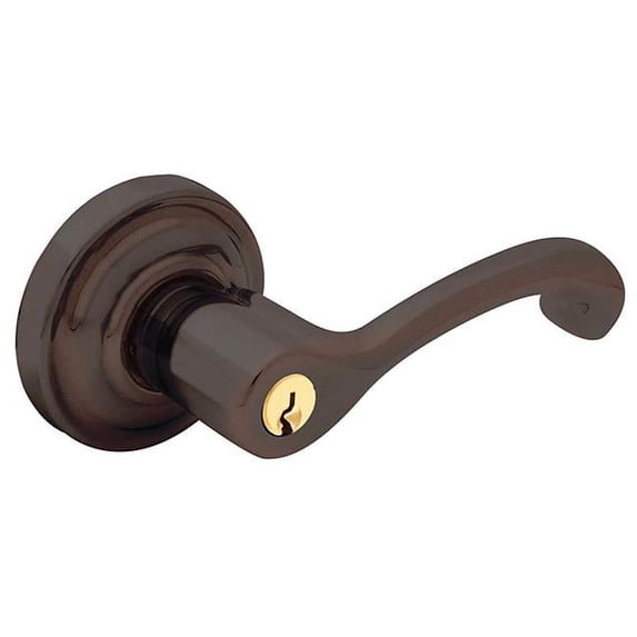 Baldwin 5245112LENT Venetian Bronze-112 Classic Lever Entry Knob Set - Left Handed