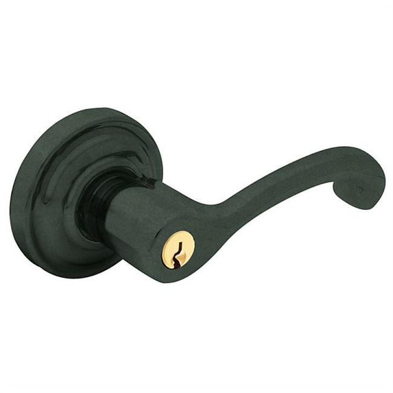 Baldwin 5245402LENT Distressed Oil Rubbed Bronze Estate Classic Left Handed Keyed Entry Lever Set