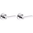 thumbnail image 1 of Baldwin 5260260LENT Contemporary Left Handed Single Cylinder Keyed Entry Door Lever Set -, 1 of 7