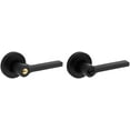 thumbnail image 1 of Baldwin 5260190LENT Contemporary Left Handed Single Cylinder Keyed Entry Door Lever Set -, 1 of 7