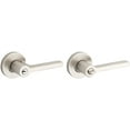 thumbnail image 1 of Baldwin 5260056RENT Contemporary Right Handed Single Cylinder Keyed Entry Door Lever Set -, 1 of 7